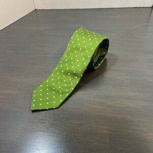 Rooster Green Polka Dot Tie – Classic Dotted Pattern